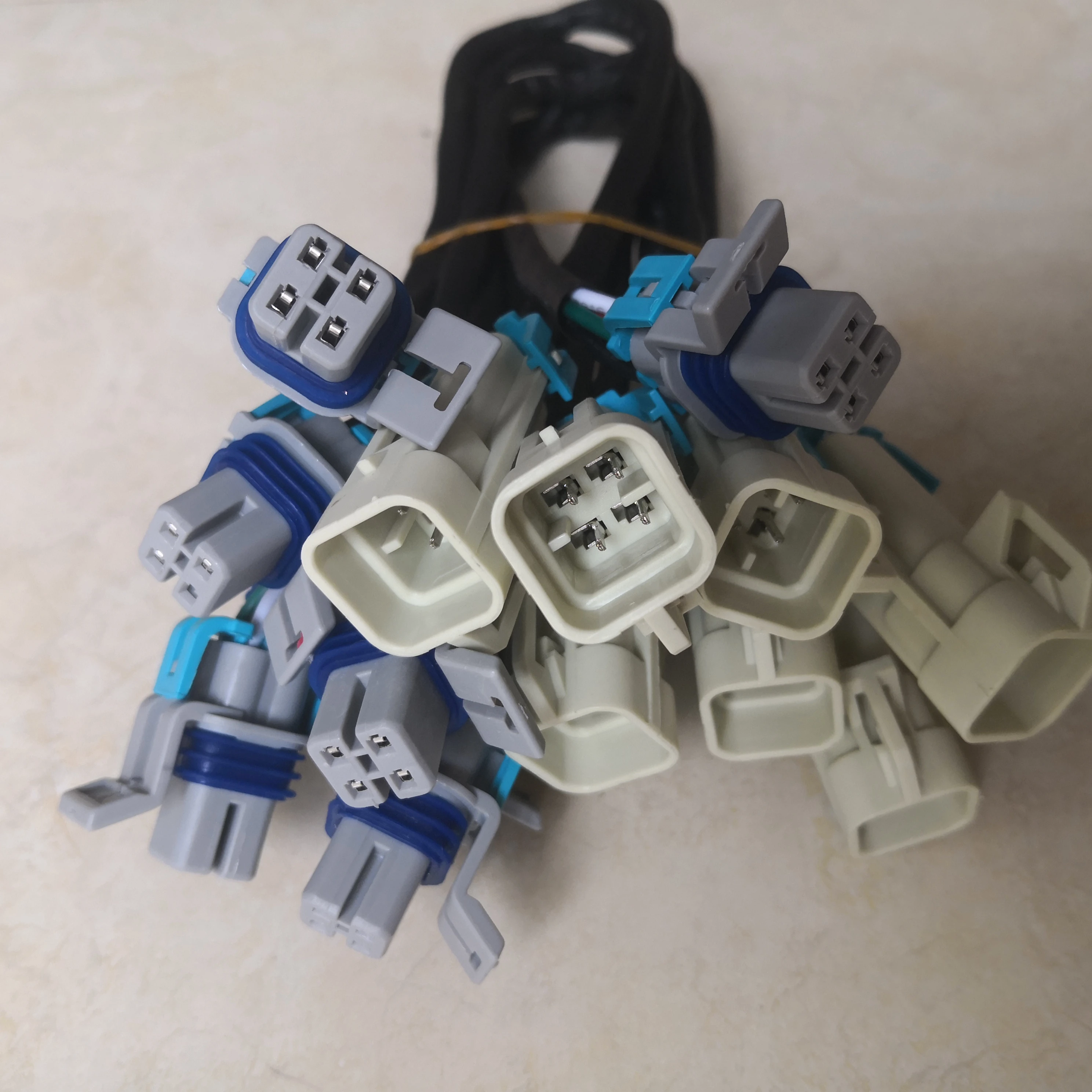 4 комплекта Автомобильный Электрический Штекерный гнездовой разъем штекер с