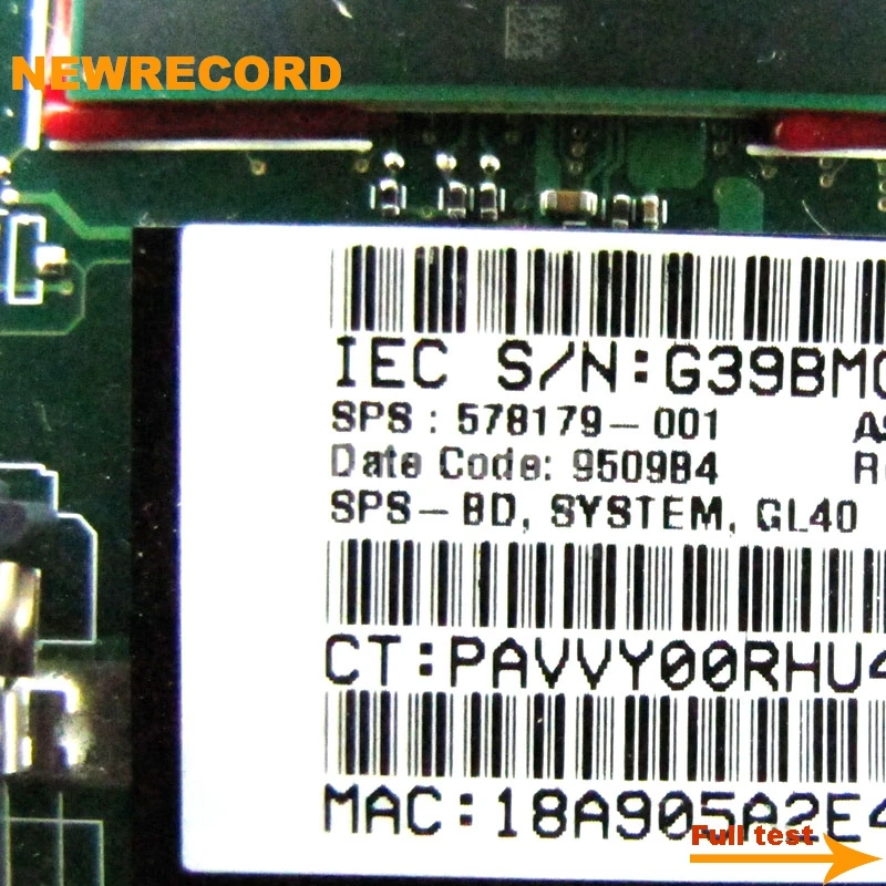 Материнская плата для ноутбука HP Probook 578179 4410T 4410 S 4411-001 |