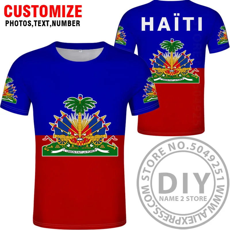 

Hti HAITI T Shirt Photo Clothes Print Tshirts Logo Respirant 3D 4XL 5XL Big Size 6XL Not Fade Not Cracked Tshirt Jersey Casual