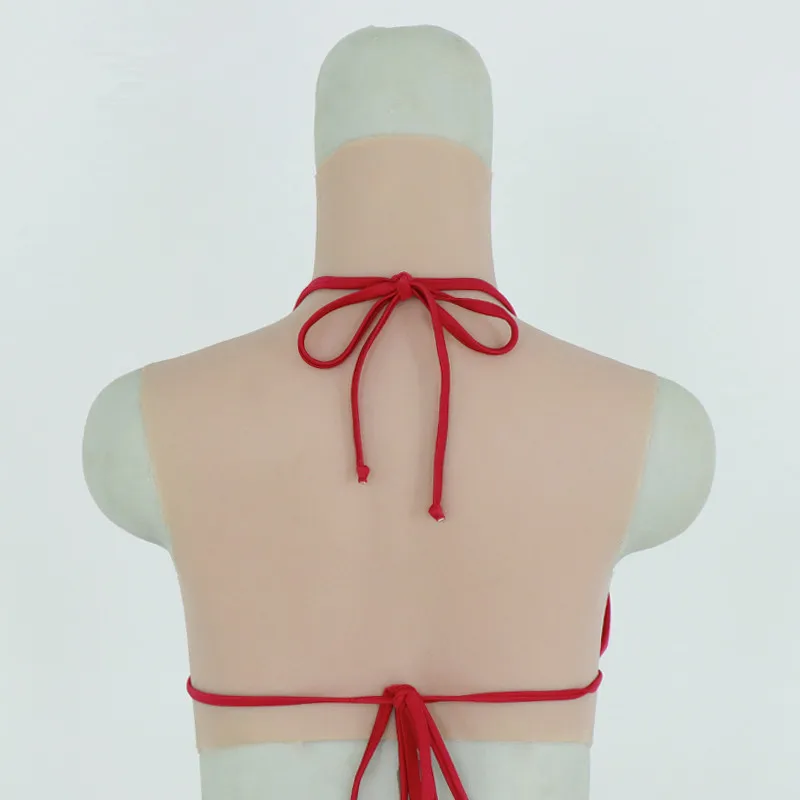 Artificial Silicone Breast Forms Top B- Cup Realistic Fake Boob for Crossdresser Drag Queen Shemale Transgender Artificial Latex