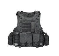 safety actical vest outdoor tactical quick release airsoft vest adjustable for adults wear resistant combat vest