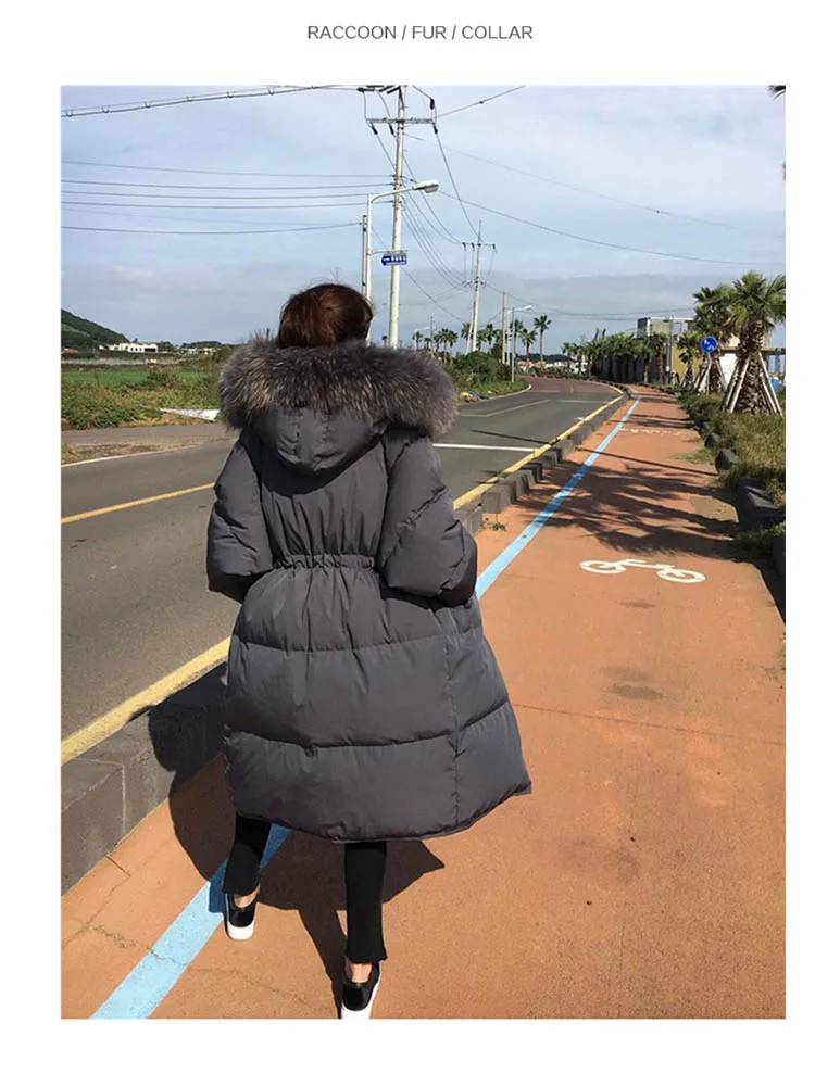 Зимняя Классическая Женская куртка пальто Меховая зимняя длинная парка женское