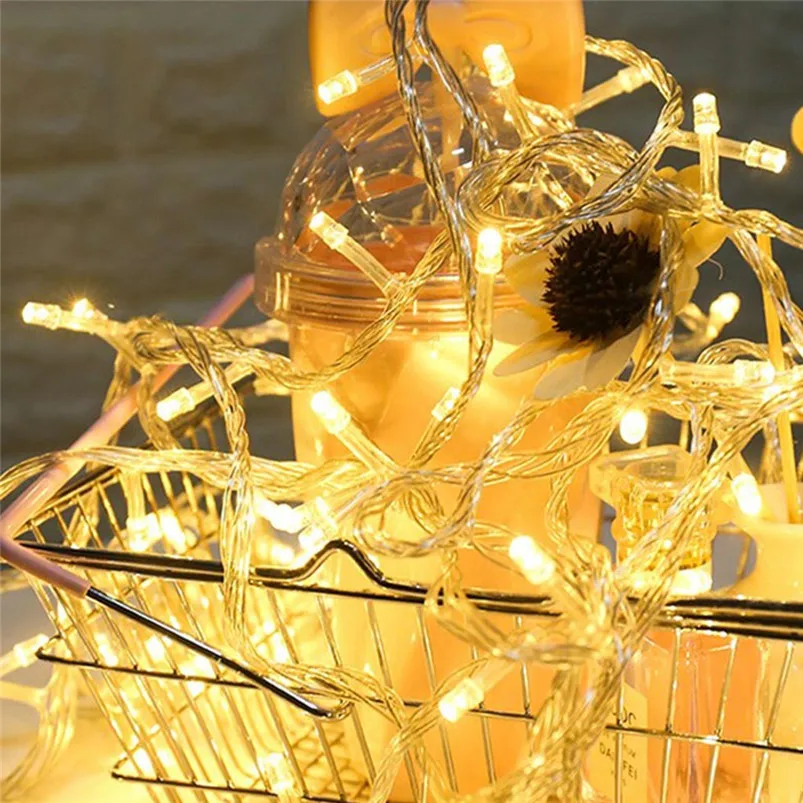 

10 M 100 LED Christmas String Light For Garden Party Xmas Tree Wedding Decoration String 220V Luces Led Decoracion 35OCT14