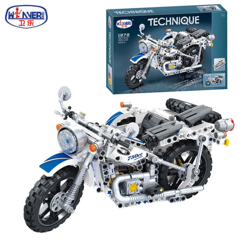 1:8Technic/электронные блоки трёхколёсные наборы для гонок строительные модели