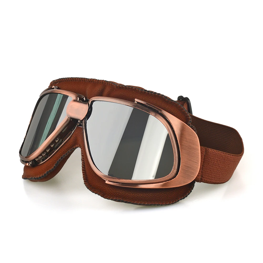 Универсальные винтажные мотоциклетные очки Пилот Мотоцикл Скутер байкерские