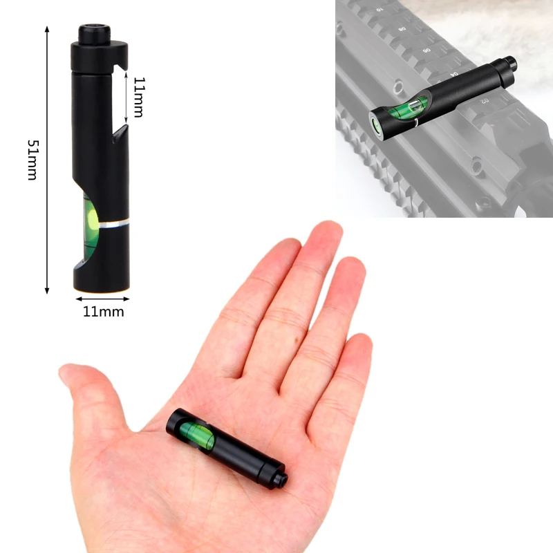 Охотничий точный пузырьковый уровень для 20 мм Пикатинни Вивер рейка ласточкин