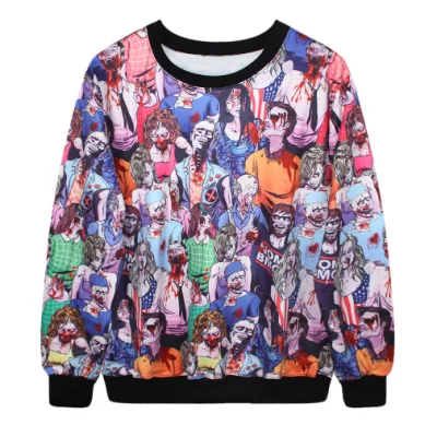 2020 забавная звезда 3D толстовки Momen длинный рукав принт Модный пуловер Harajuku