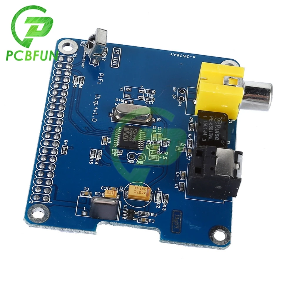 Цифровая звуковая карта HIFI DiGi модуль I2S SPDIF RCA оптическое волокно для Raspberry pi B +/A + 3 2