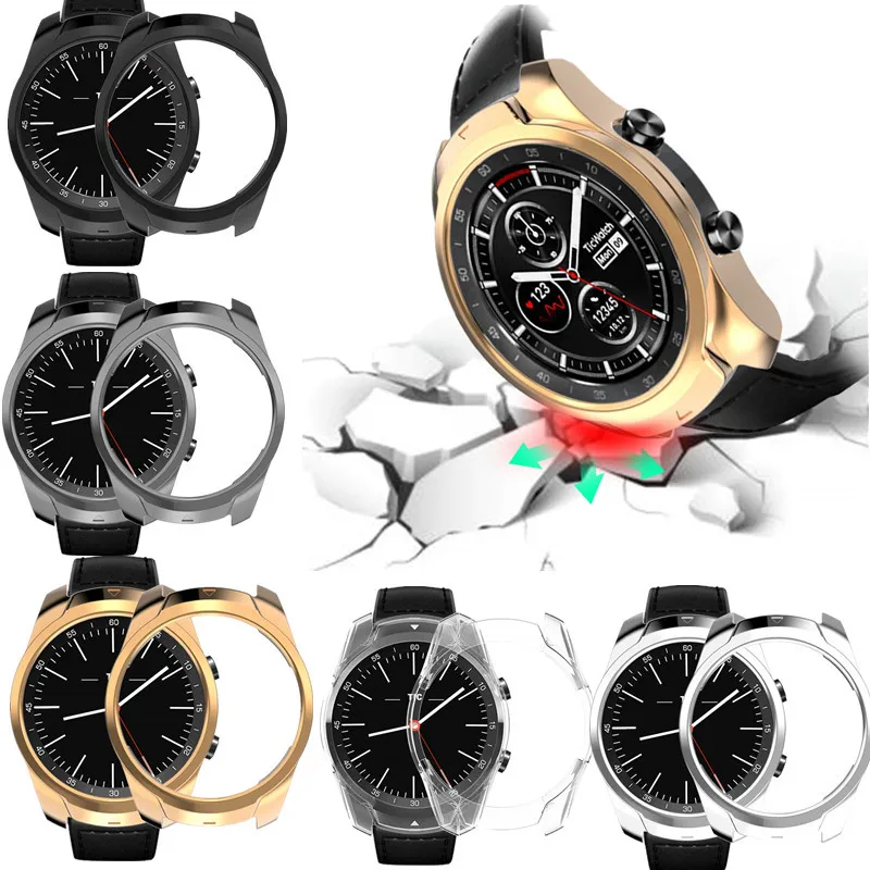 Мягкий защитный чехол из ТПУ для часов Ticwatch Pro Сменный Чехол смарт-часов кожи