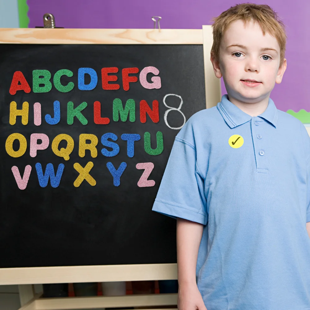 

2 Packs/52pcs Educational Alphabet Sticker Decorative Stickers Letter Stickers