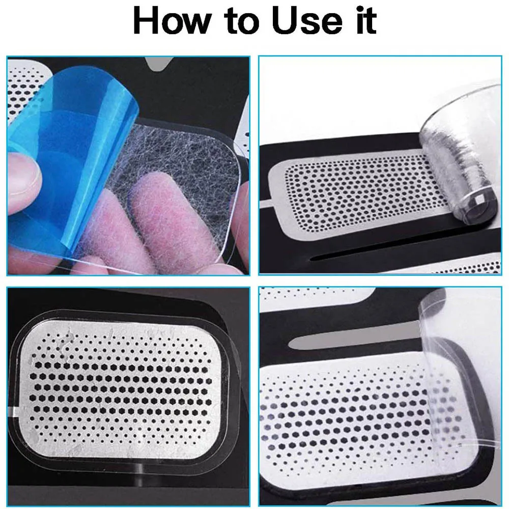 

60PCS Hydrogel Sticker EMS ABS Replacement Gel Pads Electrodes Massage Cushion Abdominal Muscle Stimulator Trainer Accessories