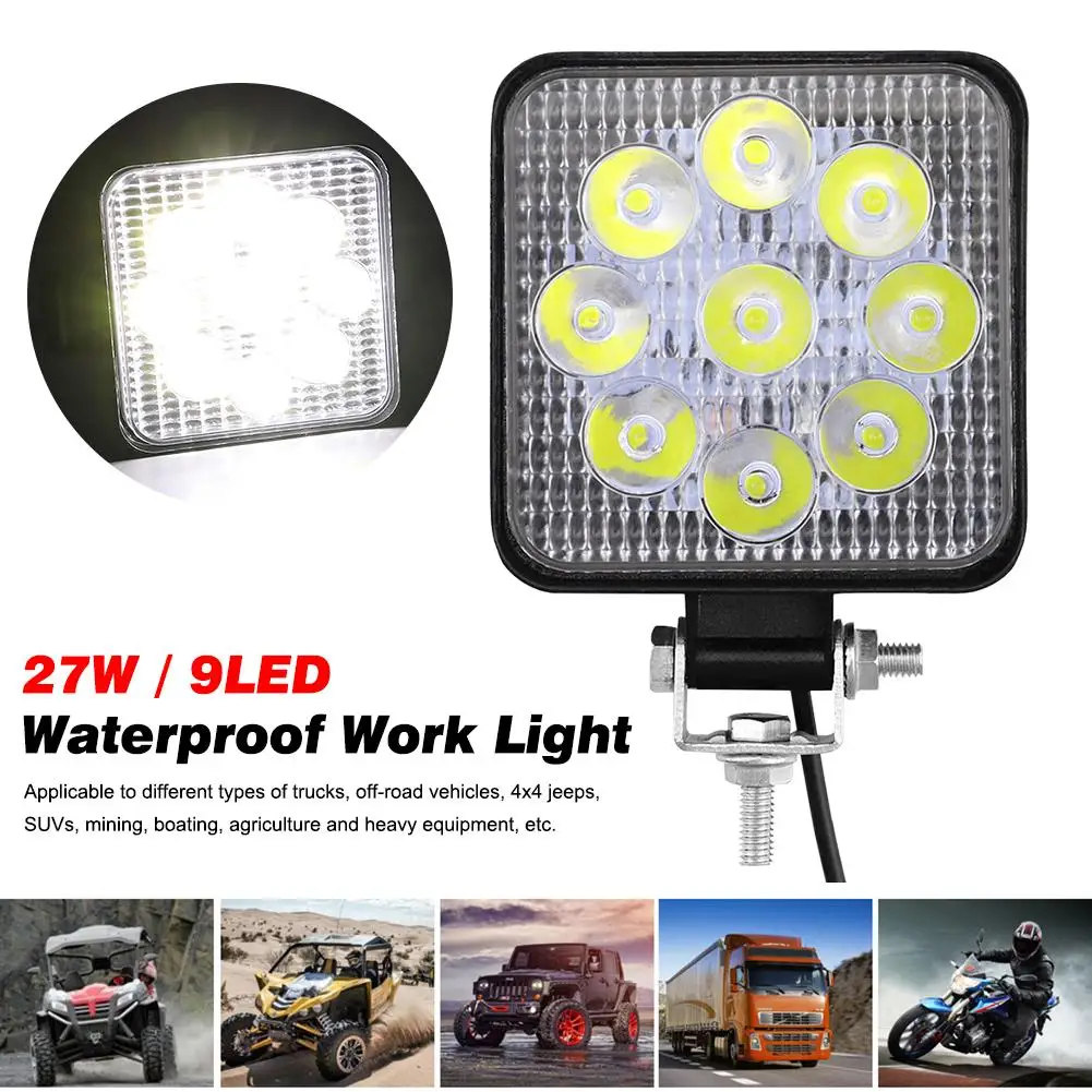 

1 шт. Водонепроницаемый машинка для стрижки 48 Вт Автомобильный светодиодный рабочий светильник LED передняя противотуманная фара 12V 24V для гр...