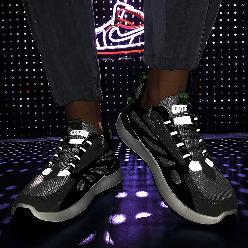 

Men Women Knit Sneakers Breathable Athletic Running Walking Gym Shoes