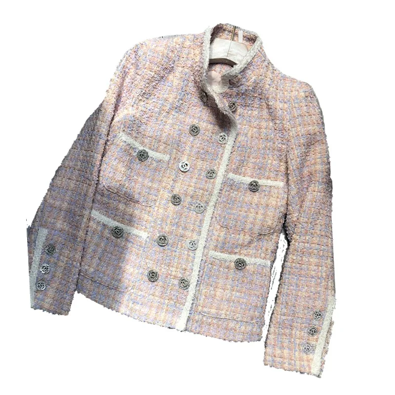 

Tailor Shop Custom Made 2020 Autumn and Winter Tweed Fried Street Small Fragrance Jacket Women's Fashion High-end Big Name