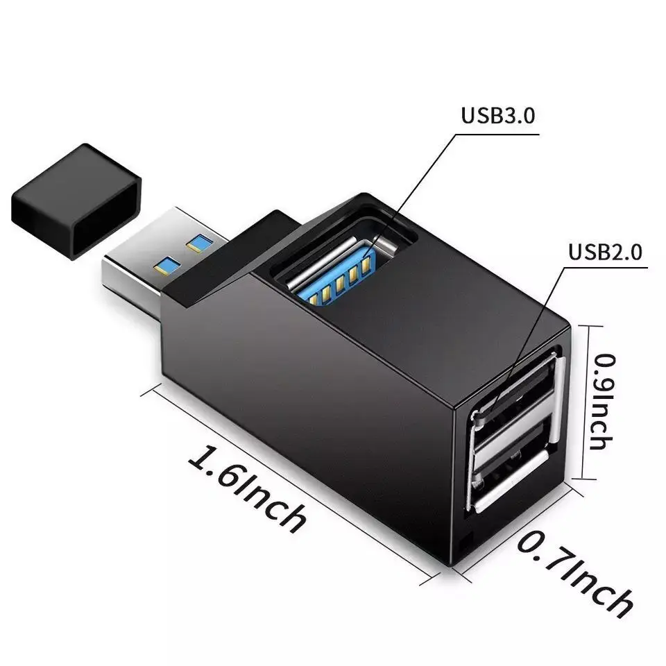 Разветвитель OUTMIX Mini с 3 портами USB 0 высокоскоростной разветвитель для передачи