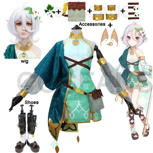 Принцесса коннектор! Re:Dive Нацумэ кокоро Косплей Костюм Хэллоуин Рождественская вечеринка костюм полный набор Хэллоуин парик и туфли