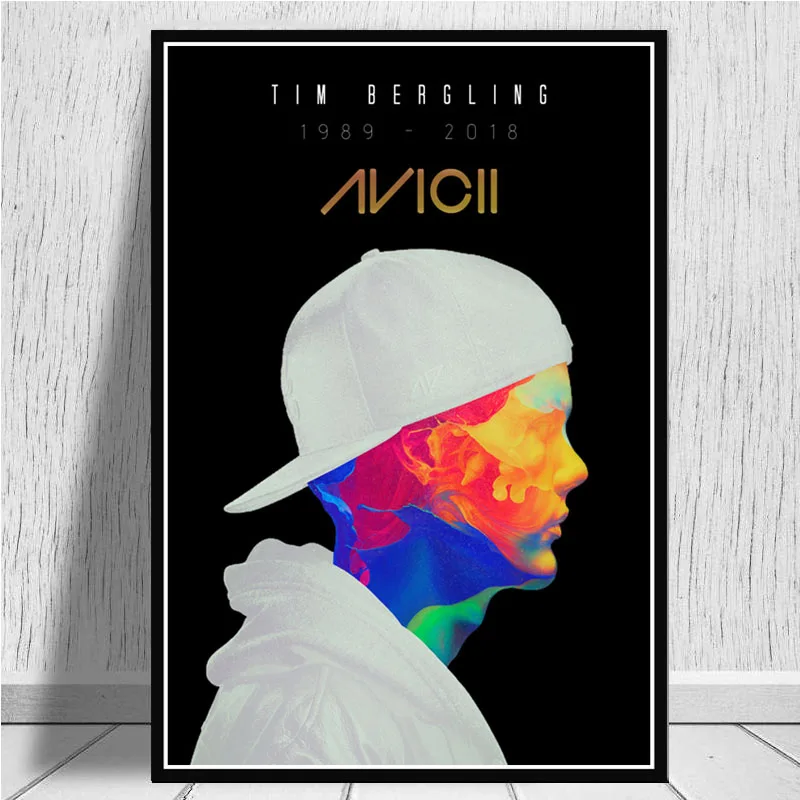 Avicii Легенда DJ музыка ПЕВЕЦ Звезда современный абстрактный постер принты