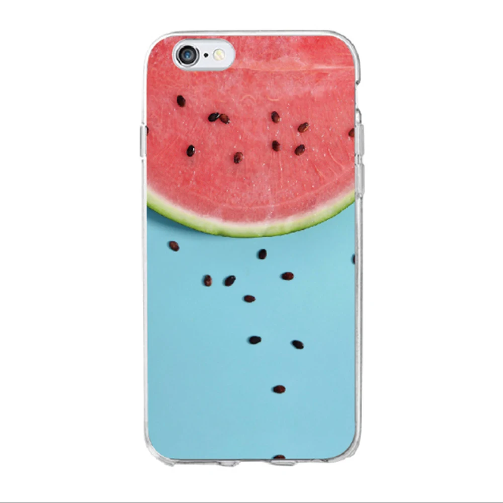 Симпатичные Арбуз Дыня Телефон чехол для iPhone 7 8 плюс размер 11 Pro 10 X XS XR 6 6S 5 5S 5E Max