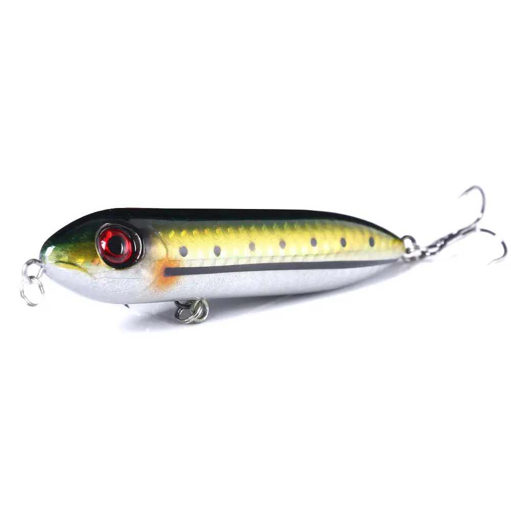 5 шт. Topwater приманки карандаши плавающая рыболовная наживка Блесна Высота каблука