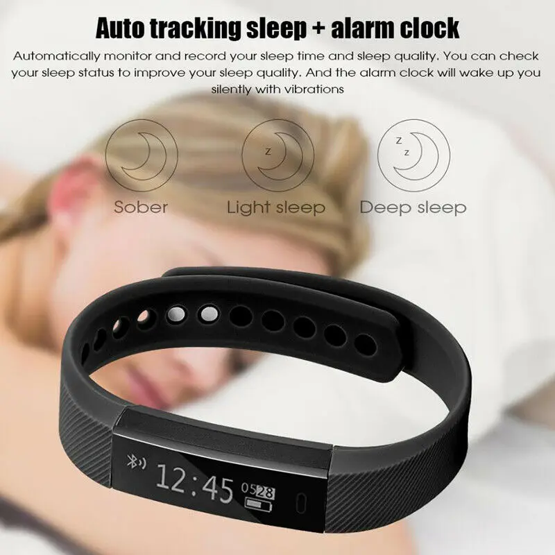 Смарт FIT BIT Bluetooth сердечного ритма кровяное давление фитнес-трекер часы ID115