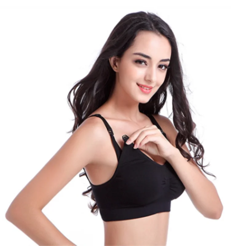 Soft Wire free breastfeeding Maternity Nursing Bra Women Cotton Underwear Maternity bra Underwear Women Breast Feeding Bra