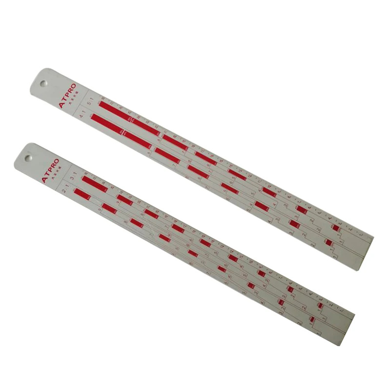 

Aluminum Paint Stick Car Paint Proportional Measuring Scale Solvent Resistant Painting Mixing Tool Ruler 2:1 3:1 4:1 5:1