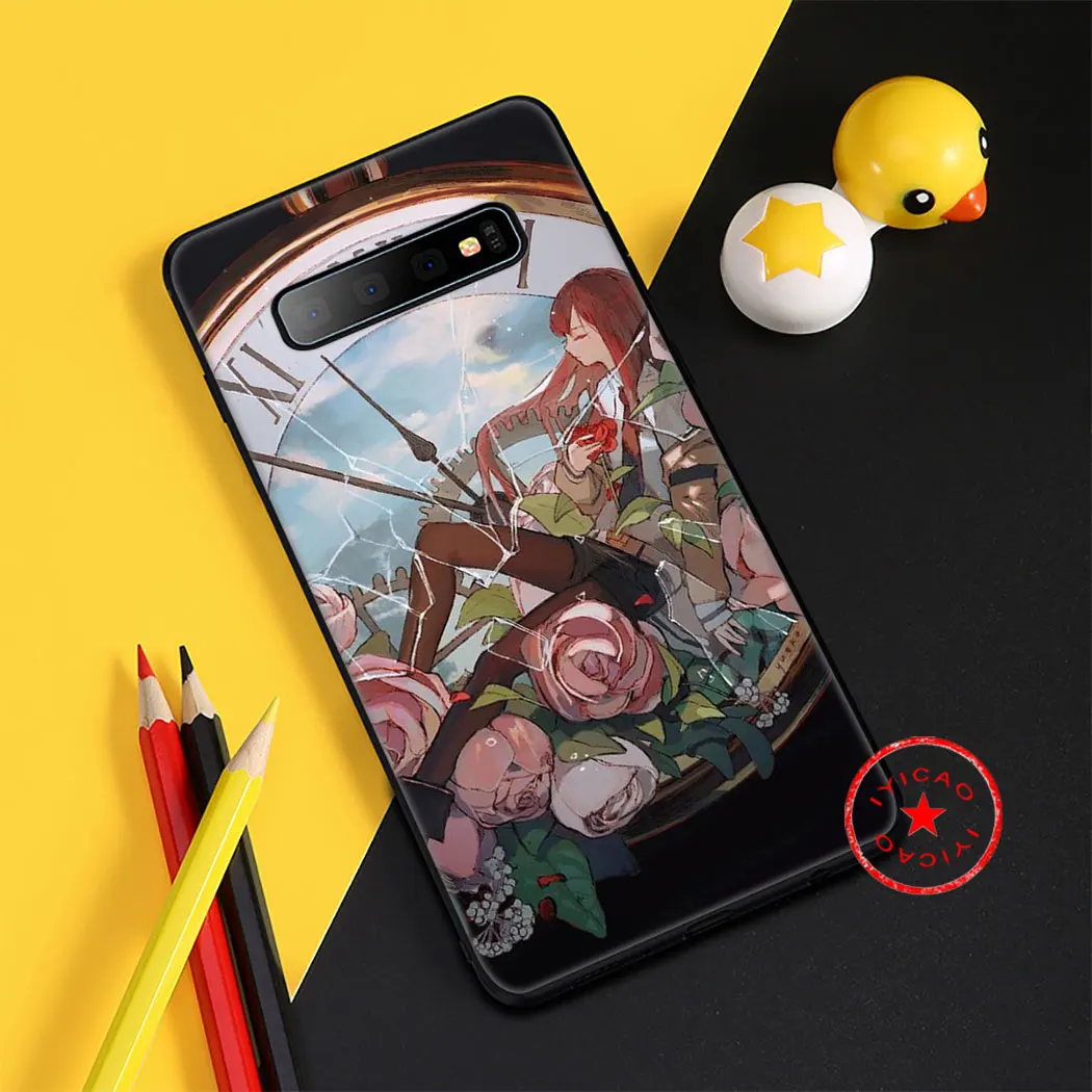 IYICAO steins Gate силиконовый мягкий чехол для телефона samsung Galaxy S10 S9 S8 Plus S6 S7 Edge S10e |