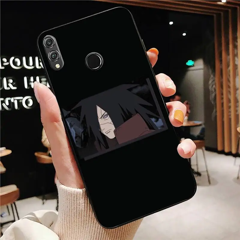 

Naruto Illustration Phone Case Black For Huawei Honor 7A/8X/9/9Lite/10/10Lite 9X 20 20S View30/30Pro Cases