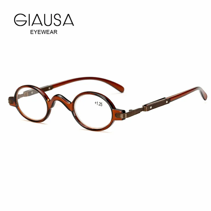 Очки для чтения стимпанк круглые женские мужские металлические винтажные