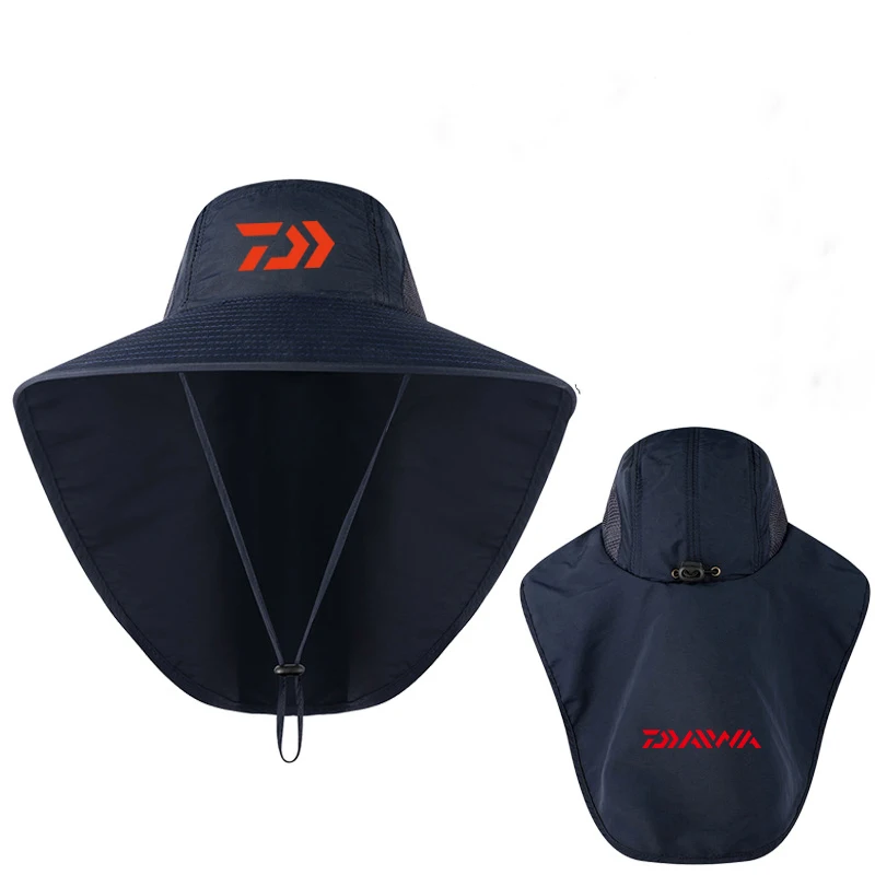 Мужская шляпа от солнца Daiwa для рыбалки с УФ-защитой универсальная скалолазания