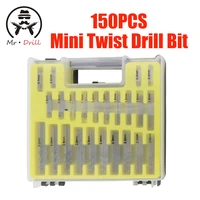 0 4mm 3 2mm 150pcs set mini twist drill bit kit hss micro precision twist drill with carry case drilling tool
