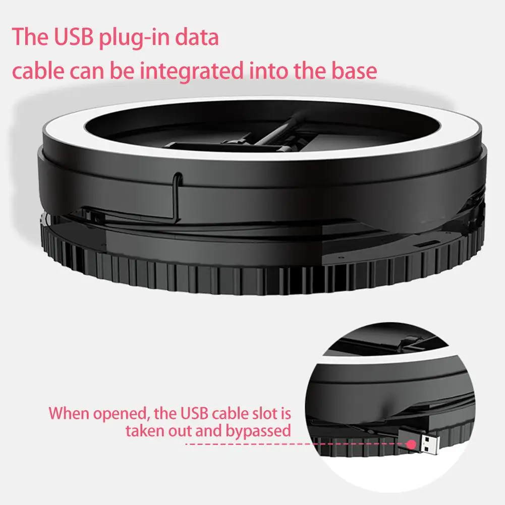 Профессиональный светодиодный светильник для фотосъемки с телескопическим