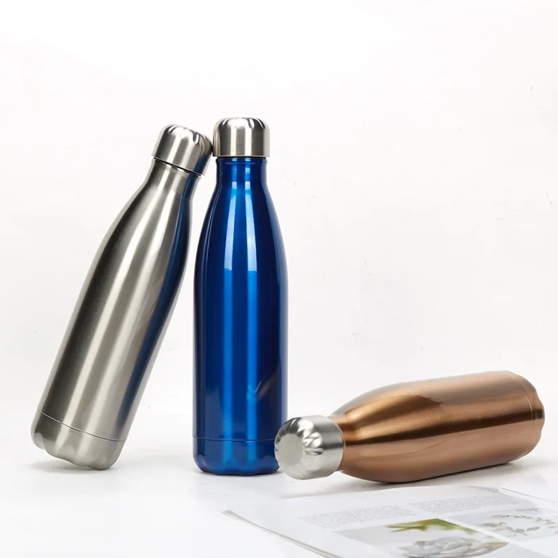 

Stainless Steel Vacuum Insulated Car Cup Coke Bottle Outdoor Sports Handy Cup