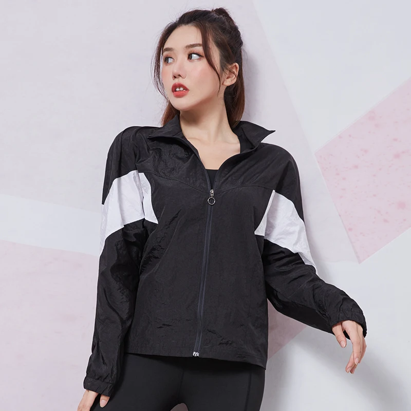 Уличные женские куртки для тренировок весенне-летние ультратонкие с защитой от