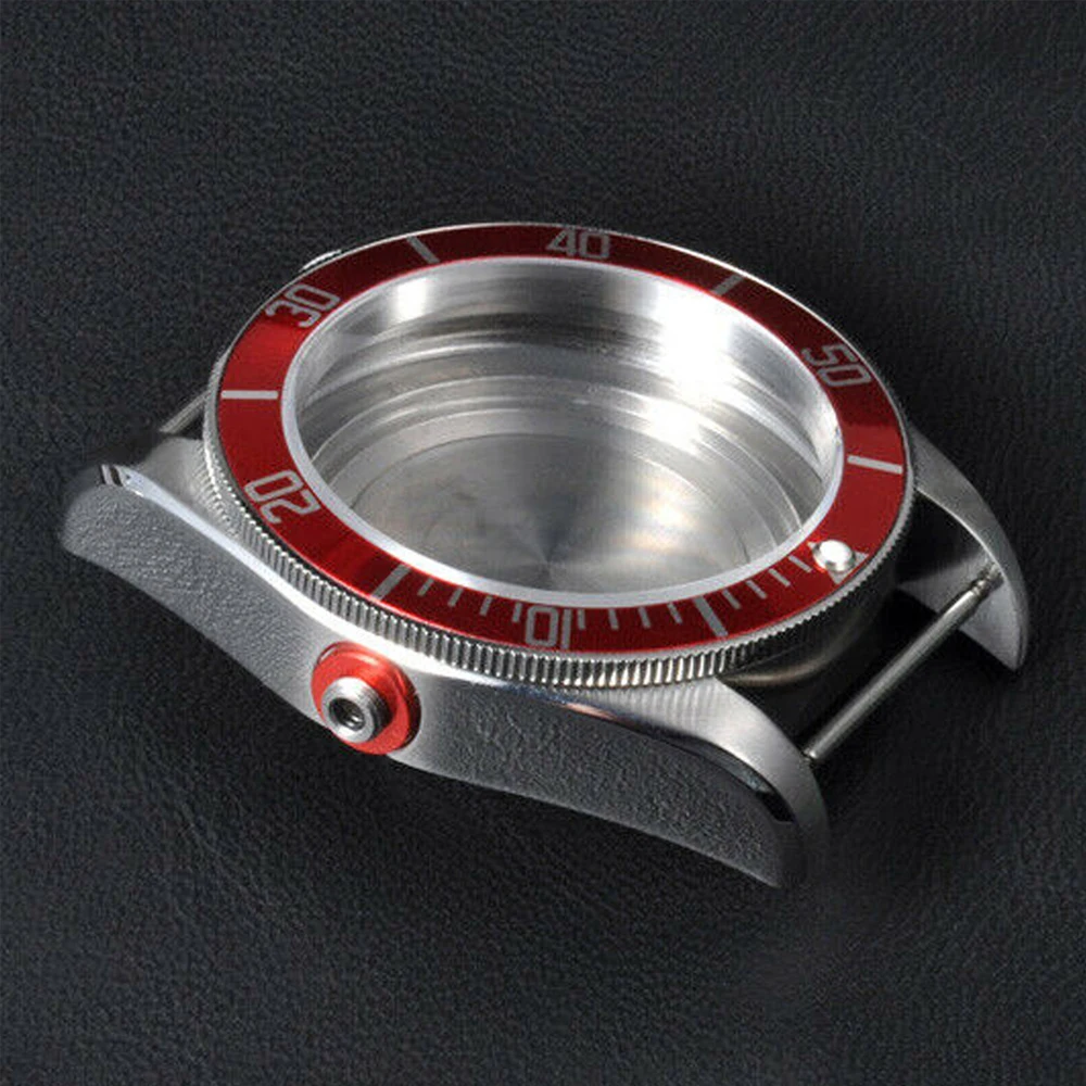 Алюминиевая красная рамка из сапфирового стекла 41 мм запчасти для часов