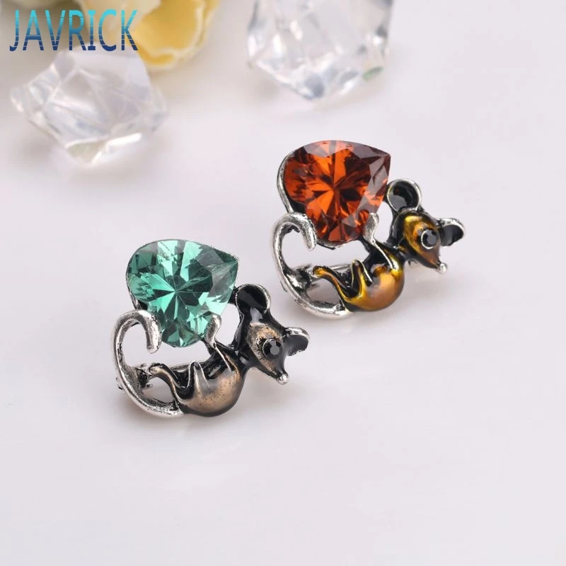 Женская эмалированная брошь в виде мыши брошка с мультяшным животным F3MD |