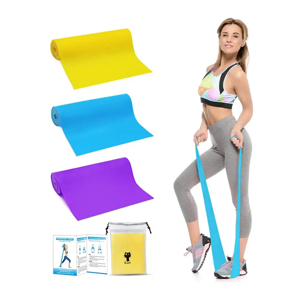 

3pcs/set Elastic Resistance Bands Expander Stretch Exercise Rubber Band Fitness Equipment Pull Rope Strength Training Gym Yoga