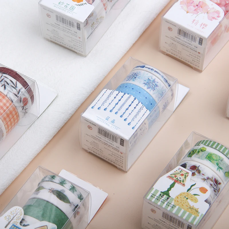 4 шт./компл. лес Животные живое растение лента для скрэпбукинга Washi рукоделие