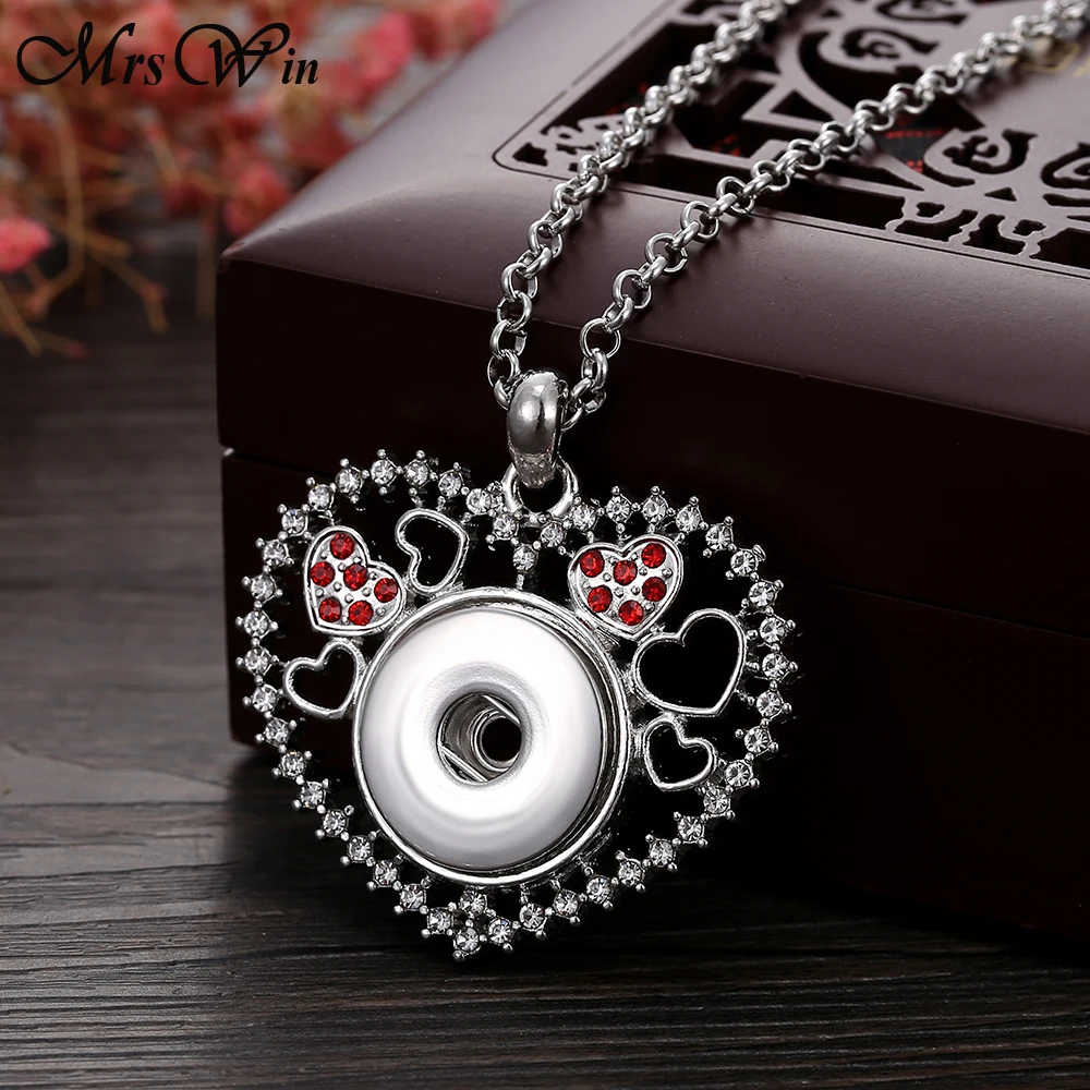 Новые ювелирные изделия высокого качества Стразы Лебедь Кнопка Ожерелье для