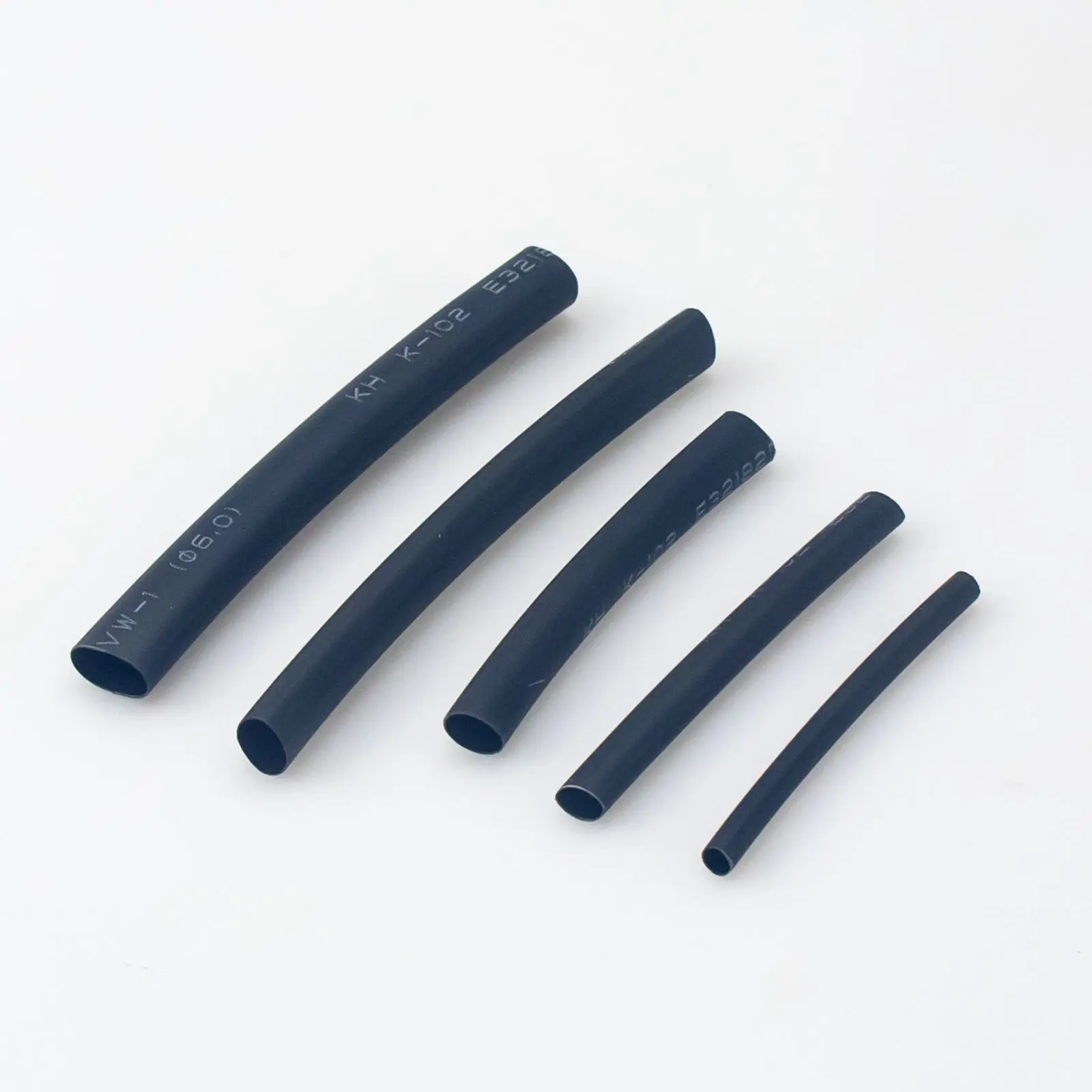 385 шт./компл. черные 9 размеров в ассортименте 2:1 огнестойкие термоусадочные