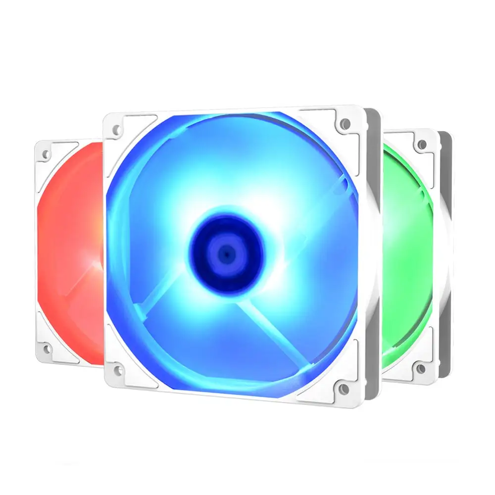 ID-охлаждение XF-12025-RGB-TRIO-SNOW 120 мм чехол вентилятор 12 В 4 контакта RGB PWM для кулера