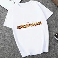 women tops marvel spiderman printing short sleeve t shirts avengers unisex oversized t shirts casual couples aesthetic clothes
