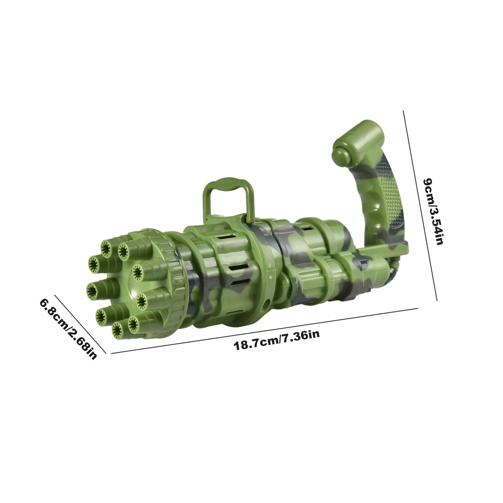 

New Kids Camouflage Gatling Bubble Machine Electric Soap Bubble Gun Toy Automatic Bubbles Blower Children Summer Outdoor Toys
