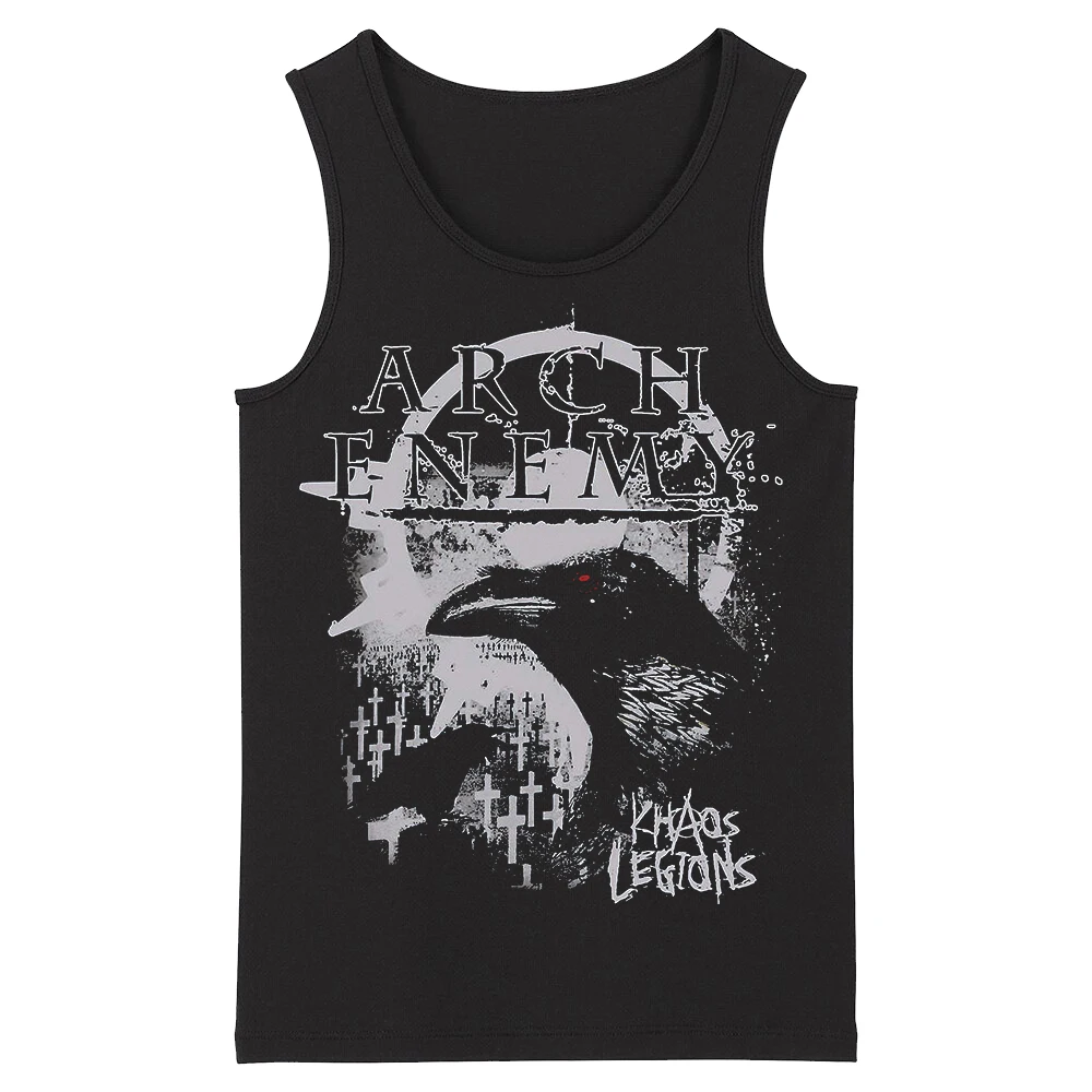 

Bloodhoof Arch Enemy Hard Metal Deathcore Rock Hard Metal Men Top Black Tank Tops Asian Size