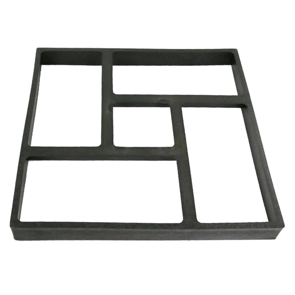

Reusable Path Floor Mould, DIY Path Maker, Garden Lawn Paving Concrete DIY Mold, 40x40cm