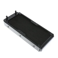 1pc 240mm 18 tubes aluminum computer water cooling radiator heat sink part u shape radiating stripe for pc water cooling system