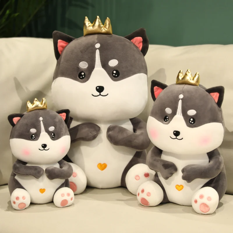 

1pc 23-60CM Lovely Husky Plush Toys Cute Stuffed Cartoon Shiba Inu Dog Doll Sofa Pillow Cushion Kids Birthday Christmas Gifts