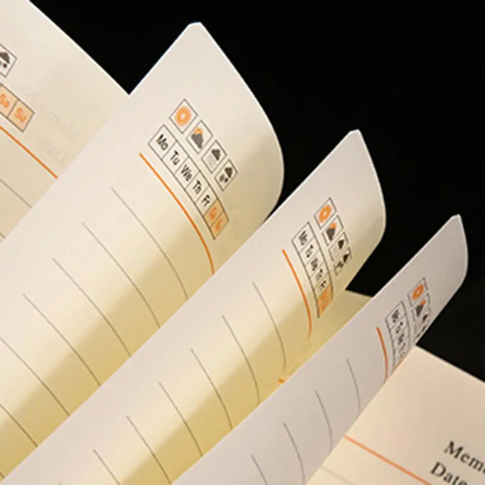 Лазерный Тетрадь планировщик связующего книги толстой тетради журнал тетрадь