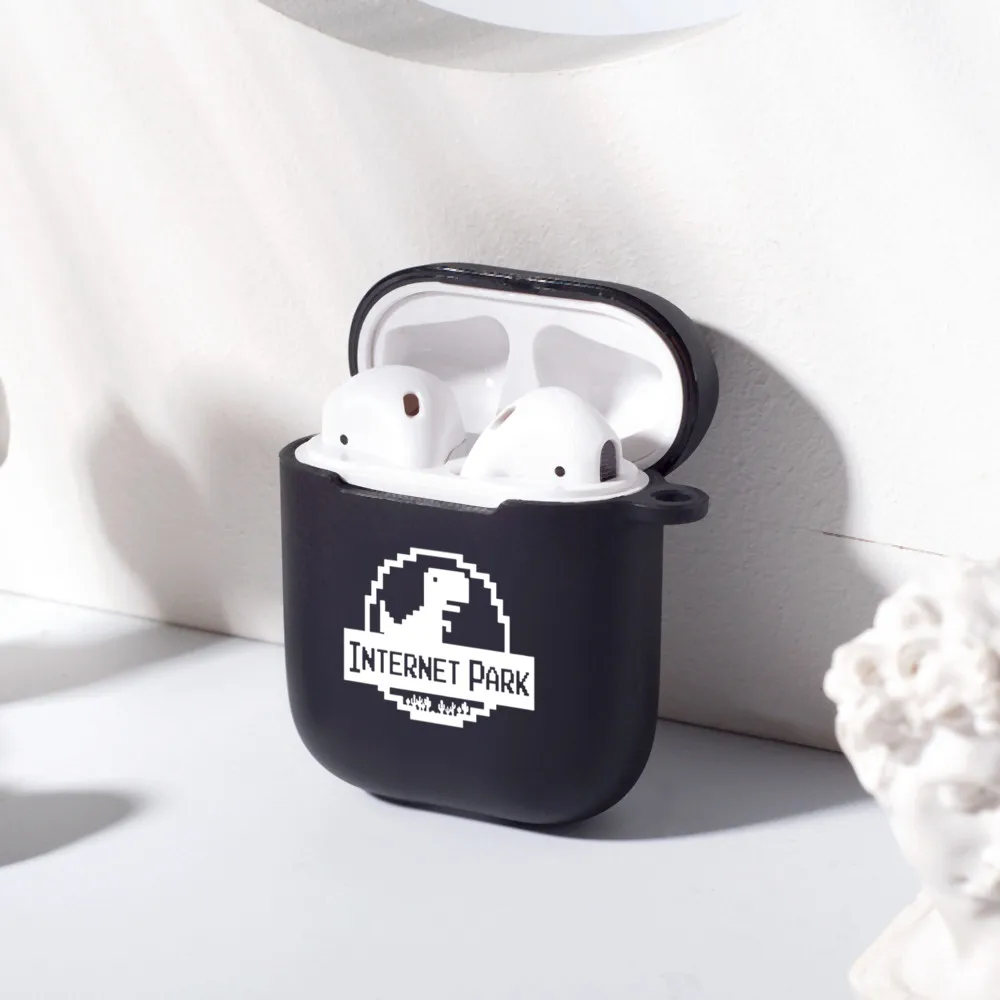 Милый чехол с динозавром карамельного цвета Airpods 2 креативный для Air Pods 1 Защитные