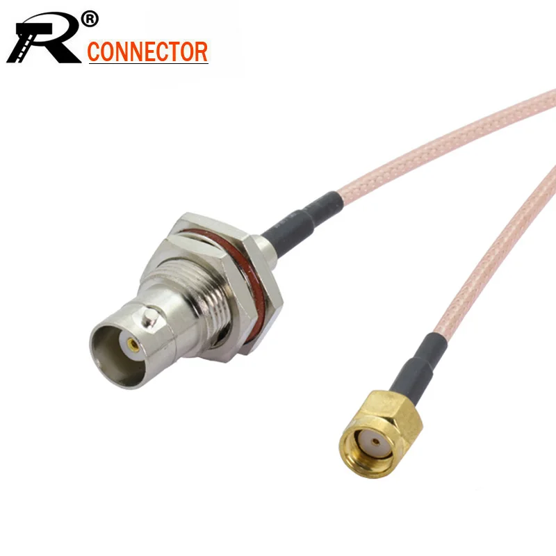 1 шт. RP SMA Male адаптер к гнезду BNC кабель RG316 Pigtail RF коаксиальный Удлинительный